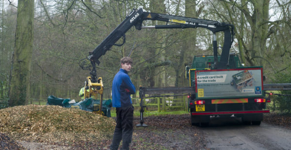 Person In Front Of Crane