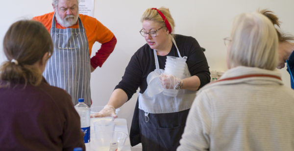 Person Teaching Cooking