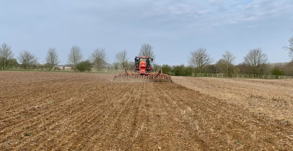 Front Shot Of Tractor