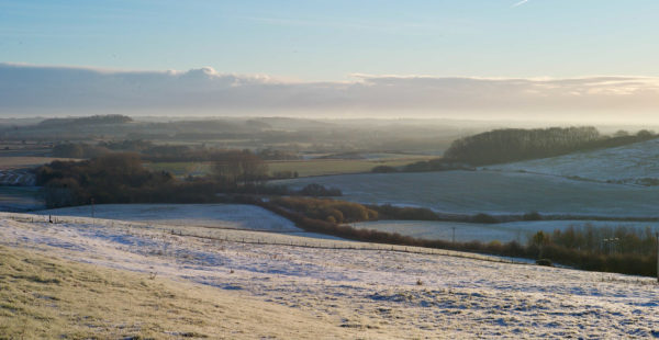 Frosty Lincolnshire Wolds