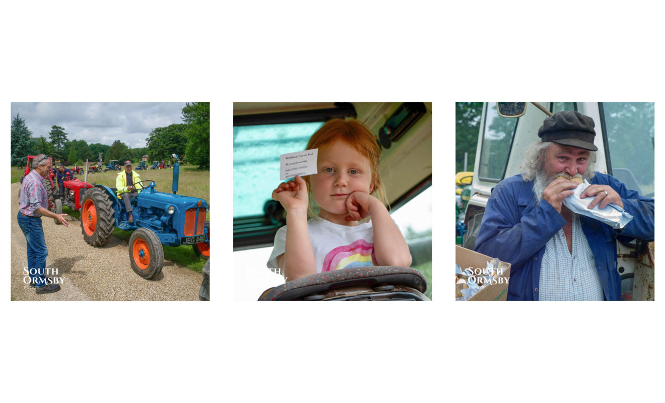 Tractor, Child & Man - Montage